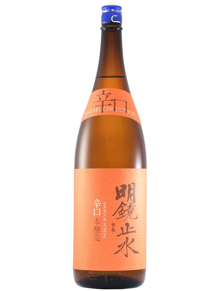 Amazon.co.jp: 明鏡止水(めいきょうしすい) 辛口本醸造 1.8L
